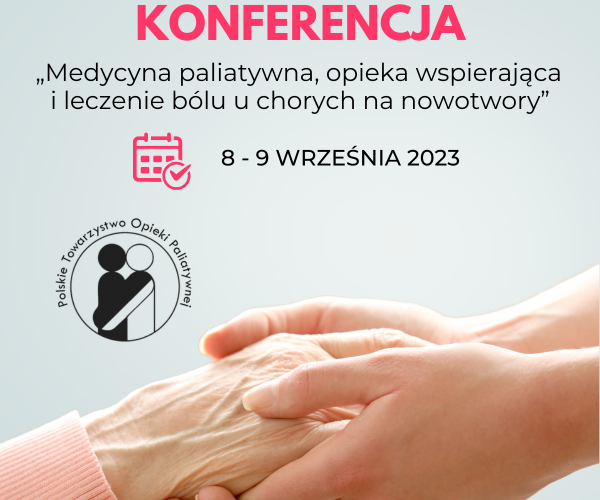 Plakat II Zielonogórska Konferencja Medycyna paliatywna, opieka wspierająca i leczenie bólu u chorych na nowotwory.